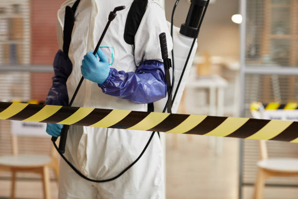 Professional Biohazard technician working in Pleasantville, IA